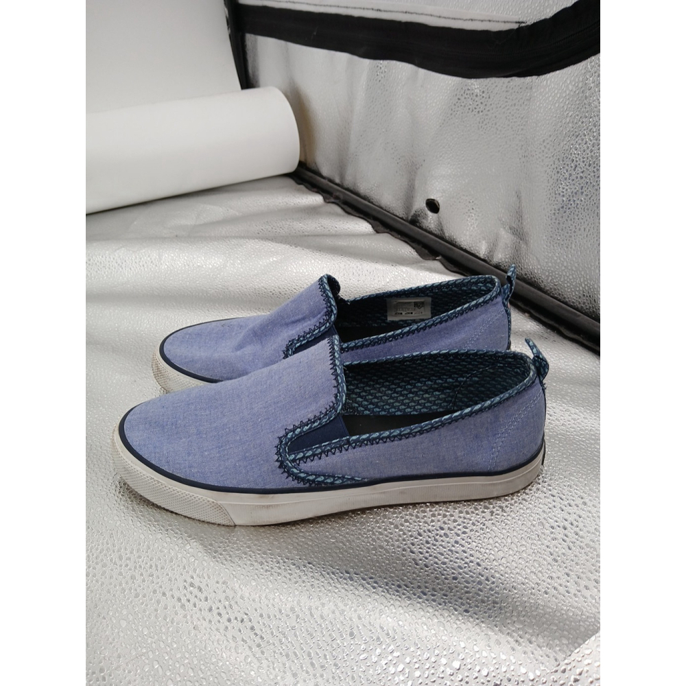 Sperry Seaside Vineyard Vines Blue Women’s Sneakers Shoes Slip On Size 10